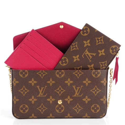 louis vuitton sling bag gold chain|louis vuitton chain wallet felicie.